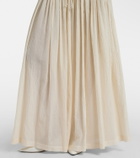 The Row Berenice cotton muslin wide-leg pants