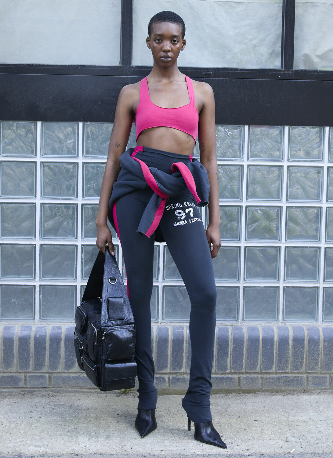 GREG ROSS Raw Cut Bra Top