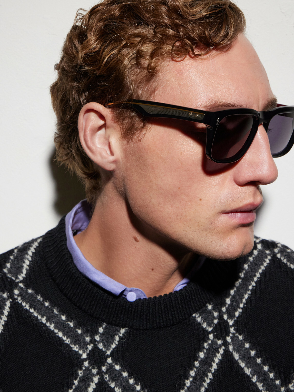 Jacques Marie Mage - Wesley Square-Frame Acetate Sunglasses - Black