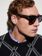 Jacques Marie Mage - Wesley Square-Frame Acetate Sunglasses - Black