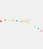 Roxanne First Disco 9kt gold choker with mother of pearl and sapphires