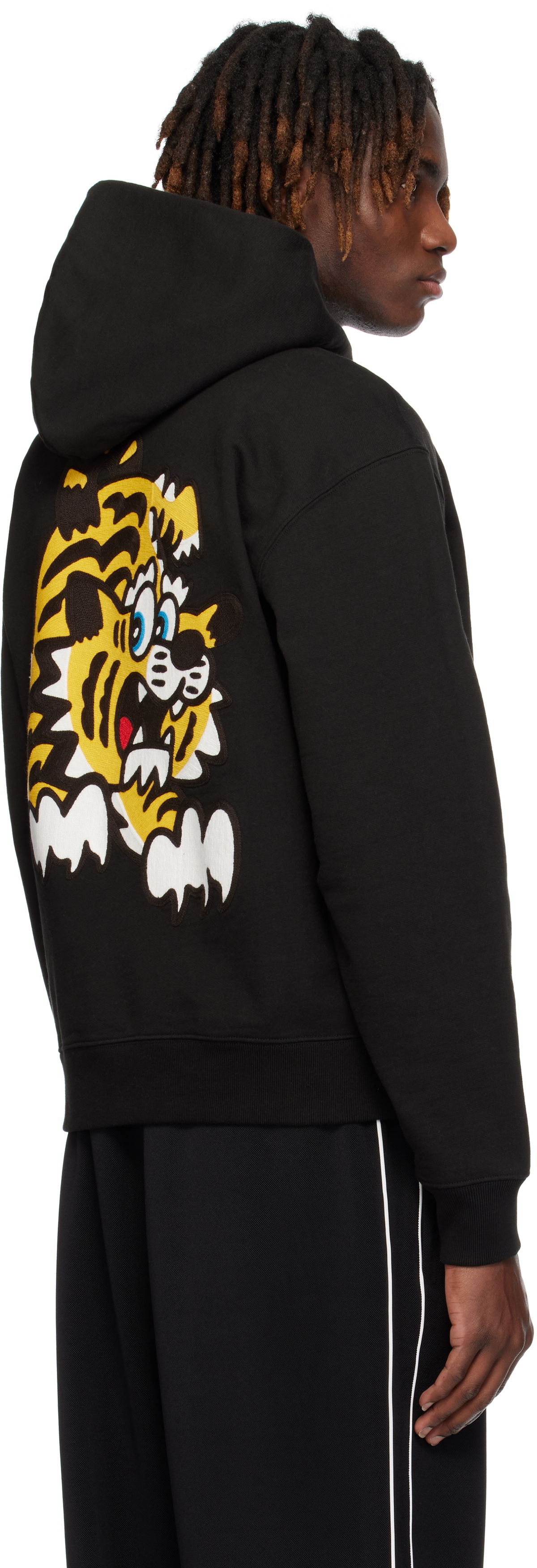 Kenzo Black Kenzo Paris VERDY Edition Embroidered Hoodie Kenzo