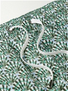 Onia - Charles Slim-Fit Long-Length Printed Swim Shorts - Green
