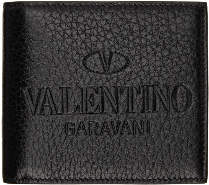 Photo: Valentino Garavani Black Logo Wallet