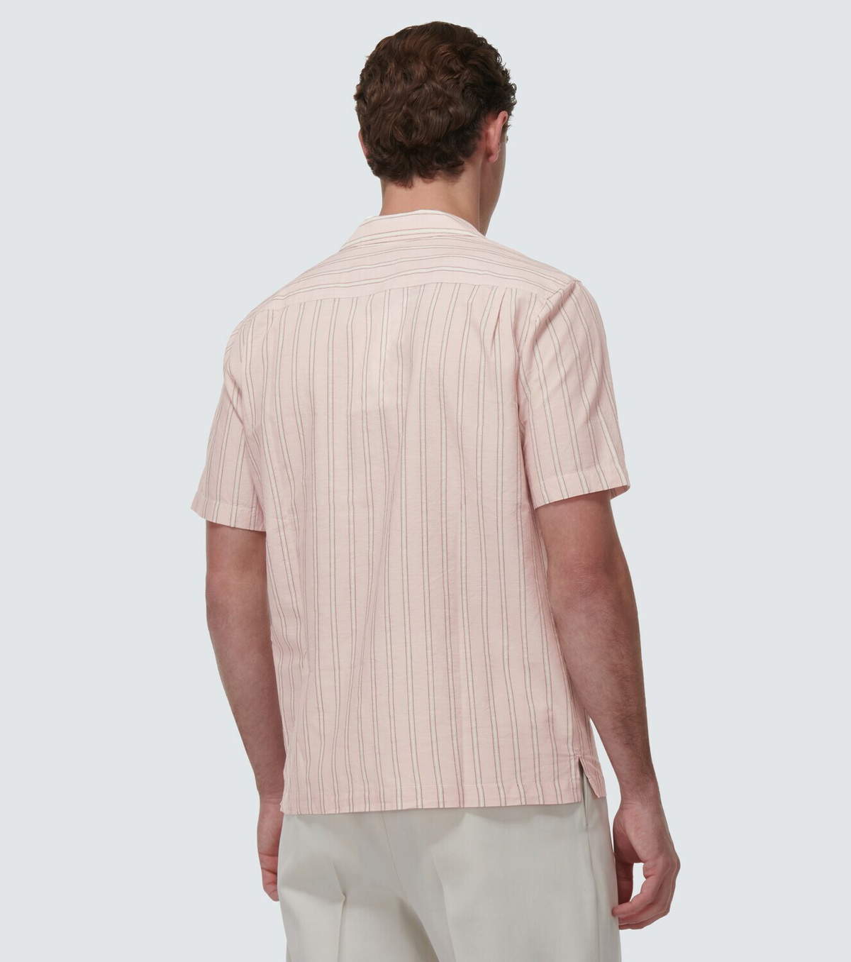 Orlebar Brown Maitan striped cotton shirt