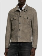 TOM FORD - Lightweight Suede Outershirt