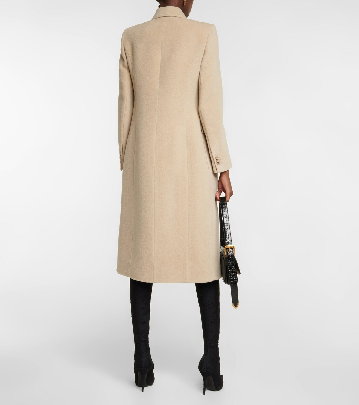 ジャケット・アウター BALENCIAGA 22AW Alpaca Boxy Coat バレンシアガ