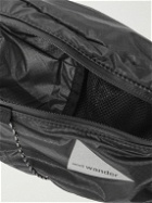 And Wander - Sil Logo-Print Ripstop Belt Bag