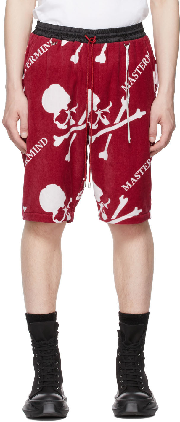 Red terry cloth on sale shorts