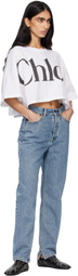 Chloé White Logo T-shirt