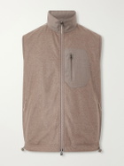 SEASE - Explorer Reversible Padded Cashmere and Wool Gilet - Brown