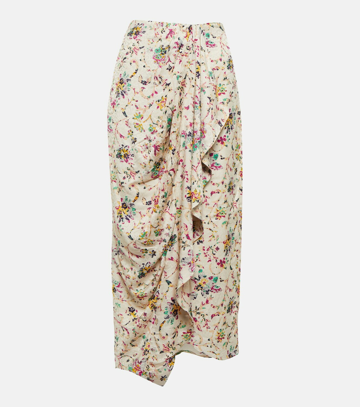 【2024年】お歳暮ギフト Marant Etoile Berthe floral jacquard midi skirt Isabel スカート