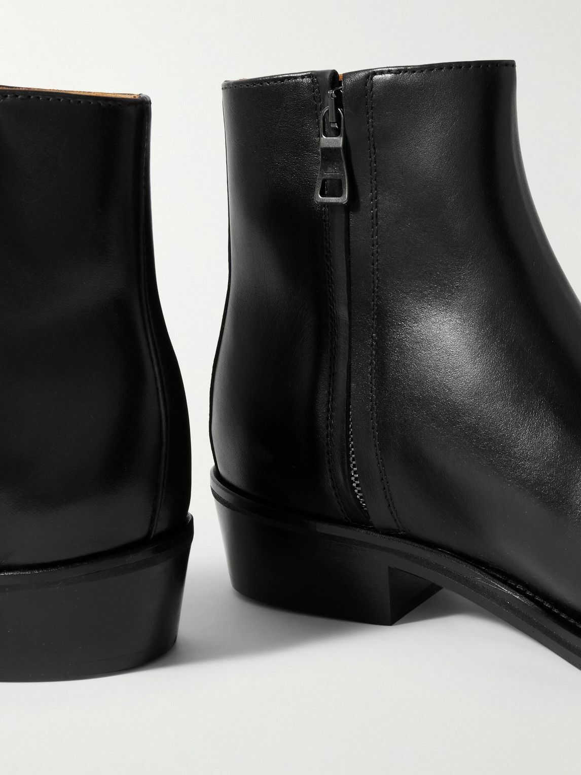 Mr P. - Oscar Leather Boots - Black