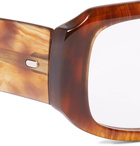 Cutler and Gross - Square-Frame Acetate Optical Glasses - Tan