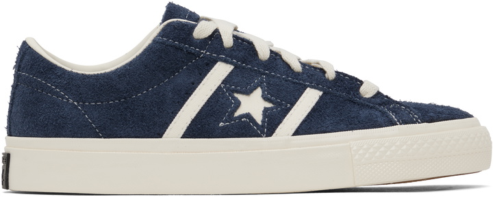 Photo: Converse Navy CONS One Star Academy Pro Suede Sneakers