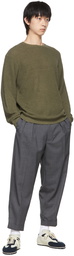 BEAMS PLUS Grey Wool Trousers