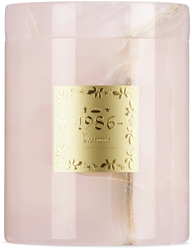 Photo: 1986 SSENSE Exclusive Pink Marble Yosemite Candle