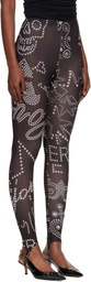 VAQUERA Black Rhinestuds Leggings