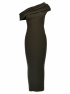 Courrèges twist Rib Knit Long Dress