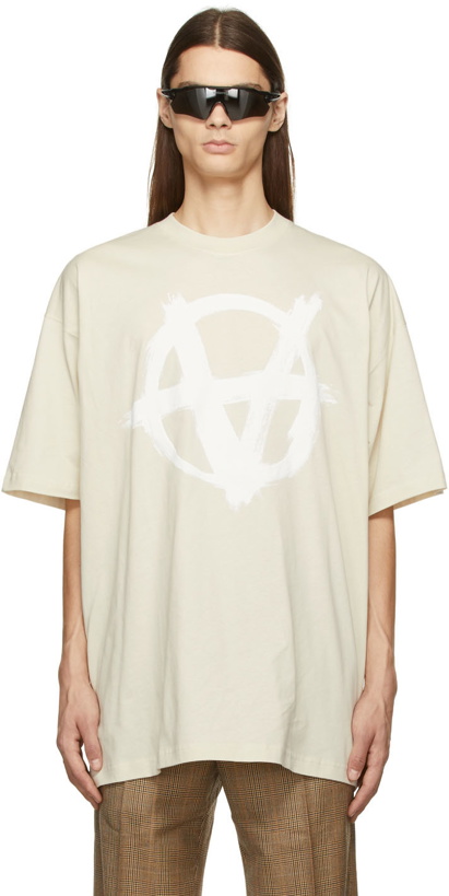 Photo: VETEMENTS Off-White Double Anarchy T-Shirt