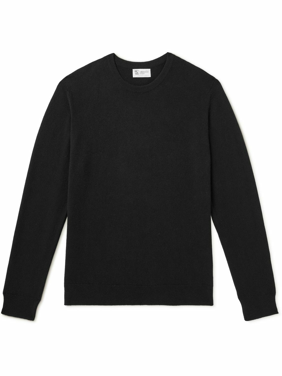 Johnstons of Elgin - Cashmere Sweater - Black Johnstons of Elgin