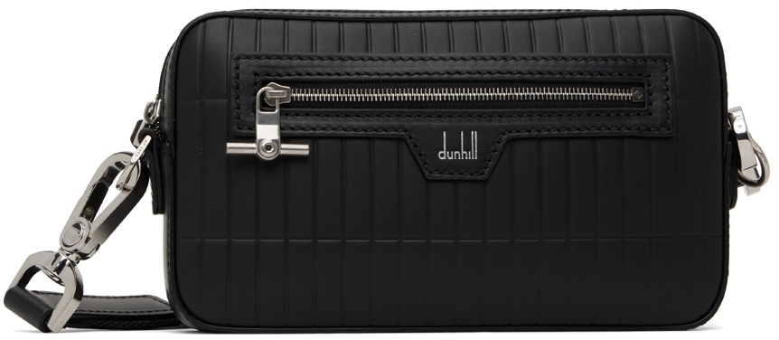 Dunhill Radial Rucksack Backpack Nylon Canvas Leather Black Du18f3751tr001
