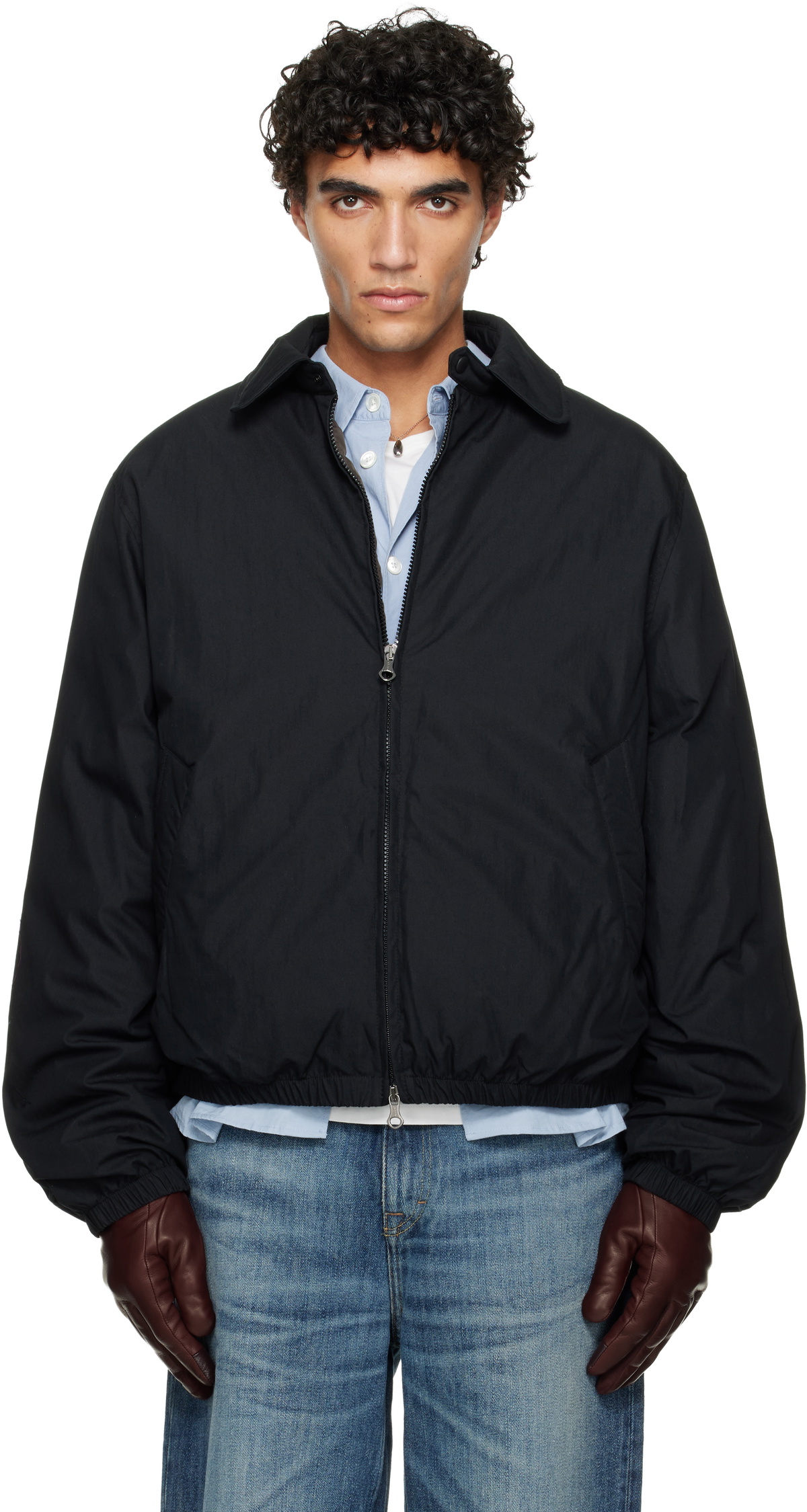 OUR LEGACY Black Avenue Puffa Down Jacket Our Legacy