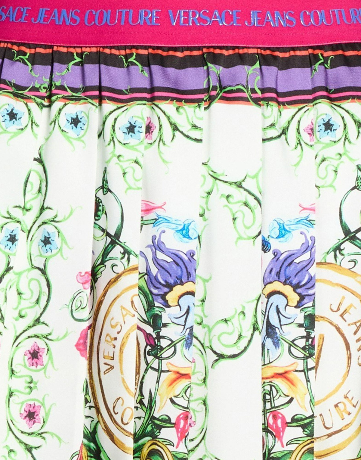 Versace Jeans Couture Womens Mini skirt in White