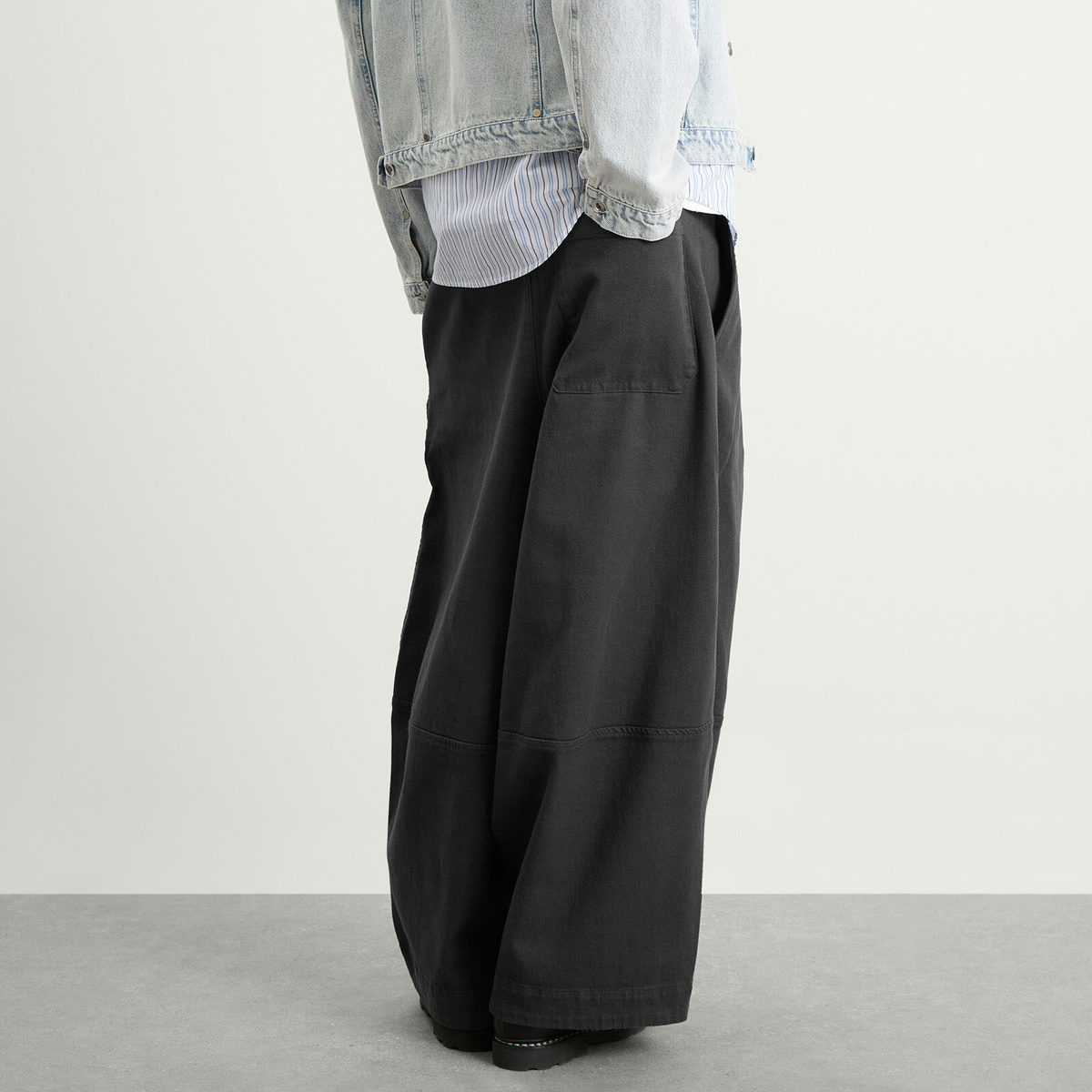 YMC Men's Deadbeat Trousers Presented by END. in Charcoal