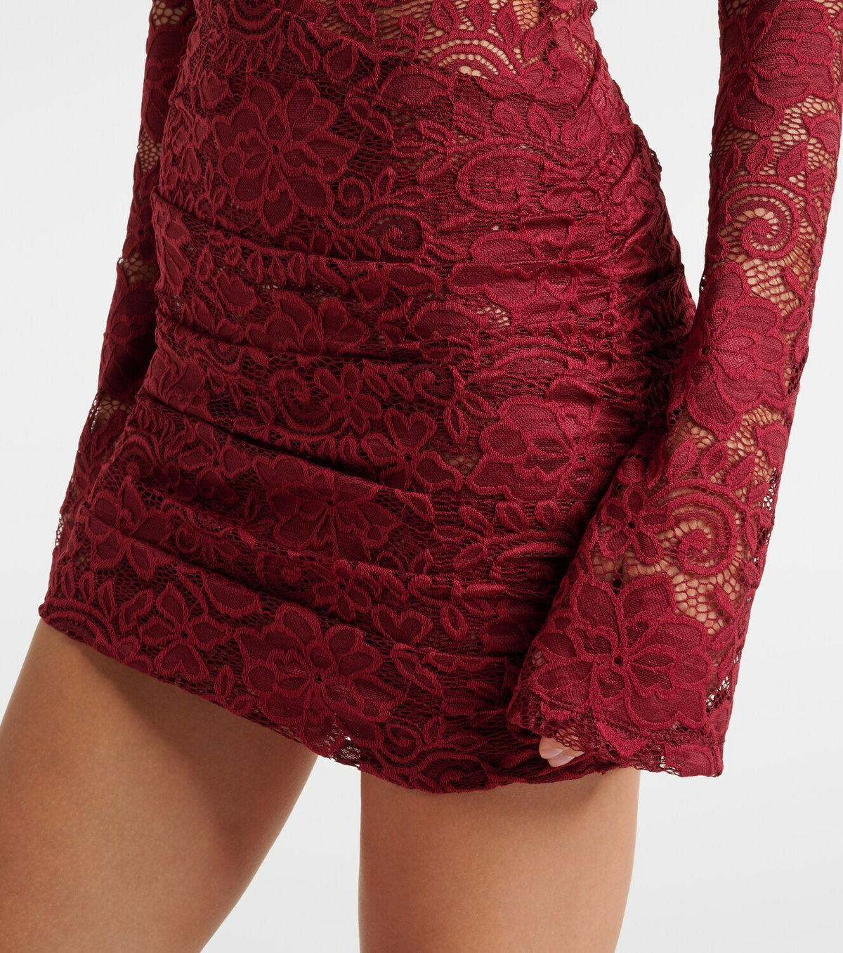 Bananhot Francisca floral lace minidress