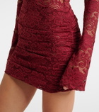 Bananhot Francisca floral lace minidress