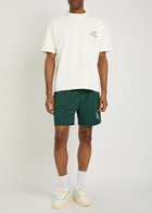 Cole Buxton International Logo-embroidery Cotton T-shirt White