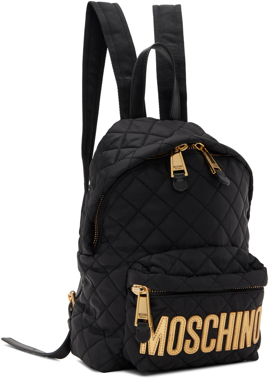 Moschino best sale quilted backpack