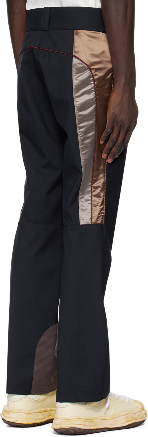 kolor Navy Paneled Trousers