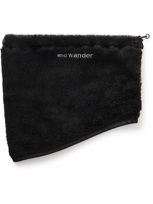 Photo: And Wander - Logo-Embroidered Polartec® Fleece Neck Warmer
