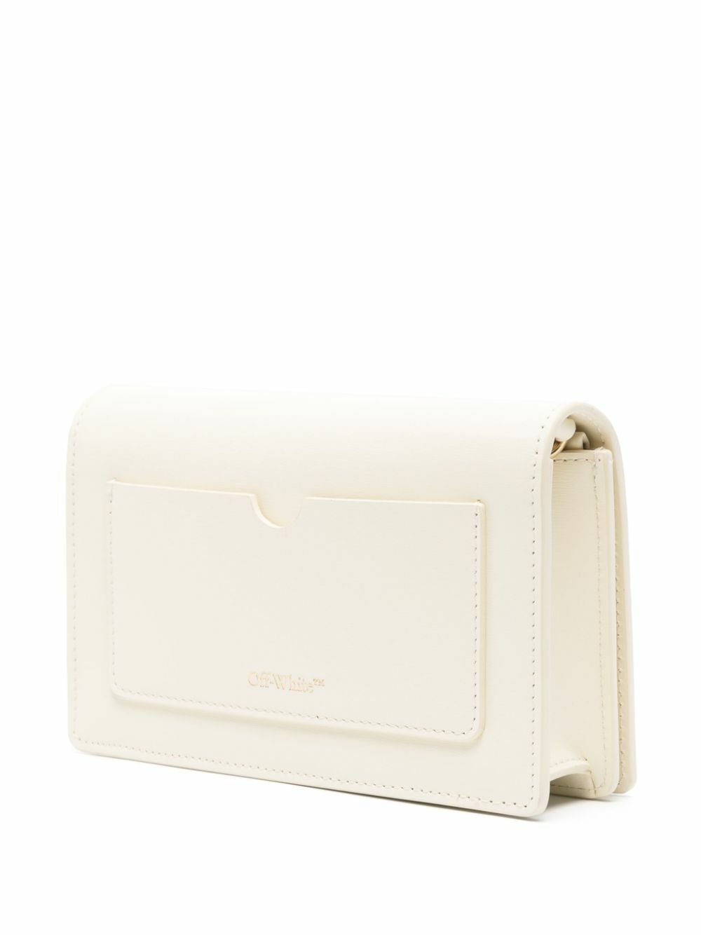 OFF-WHITE - Jitney 0.5 Leather Crossbody Bag Off-White