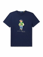 Polo Ralph Lauren - Logo-Print Cotton-Jersey T-Shirt - Blue