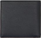 Lanvin Black Rubberized Logo Bifold Wallet