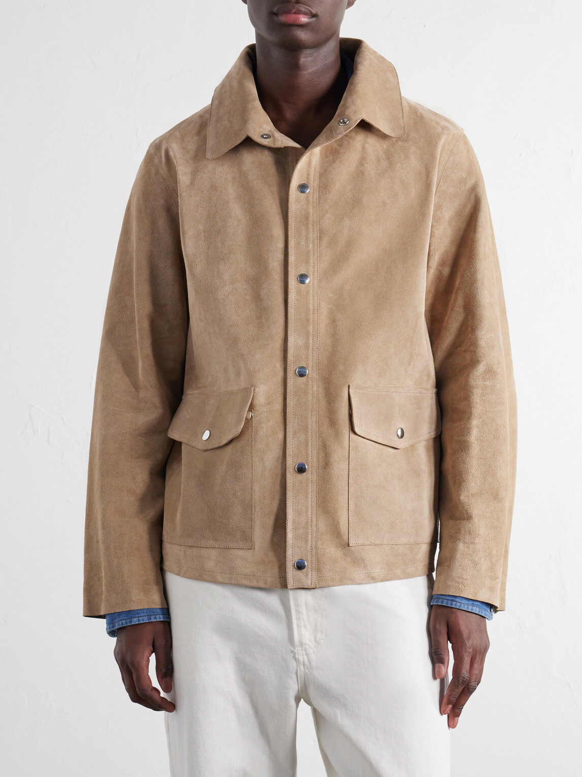 Fortela - Welder Suede Jacket - Neutrals