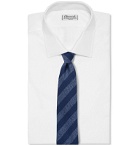 Charvet - 7.5cm Striped Silk Tie - Blue