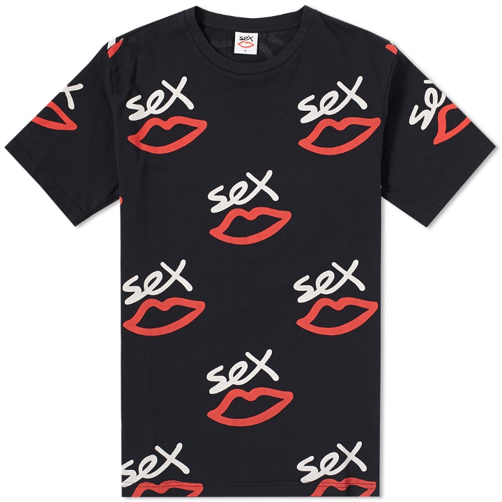 Photo: Sex Skateboards Allover Print Logo Tee