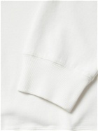 Brunello Cucinelli - Cotton-Blend Jersey Hoodie - White