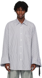Marina Yee White & Black Maxi Shirt