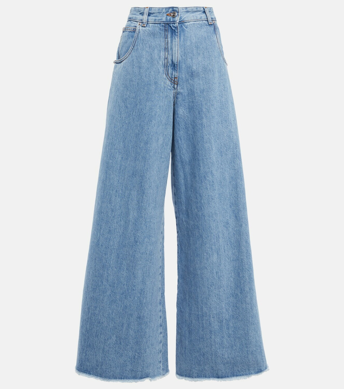Etro - High-rise wide-leg jeans Etro