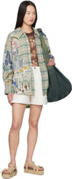 R13 Khaki Platform Sandals