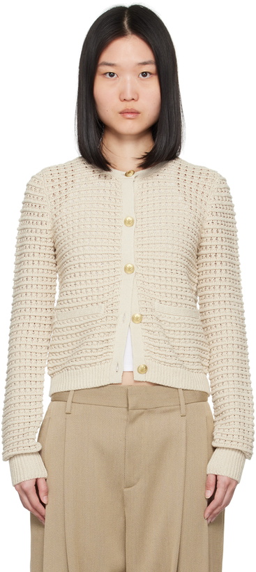 Photo: rag & bone Beige Marlee Cardigan