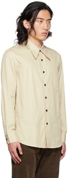 DRAE SSENSE Exclusive Beige Pocket Shirt