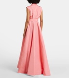 Carolina Herrera Belted silk gown