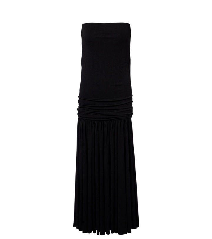 Photo: Jacquemus Abiha gathered jersey midi dress