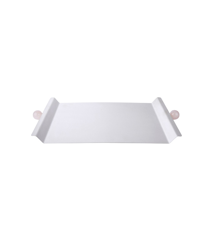 Photo: Natalia Criado Embellished silver-plated decorative tray